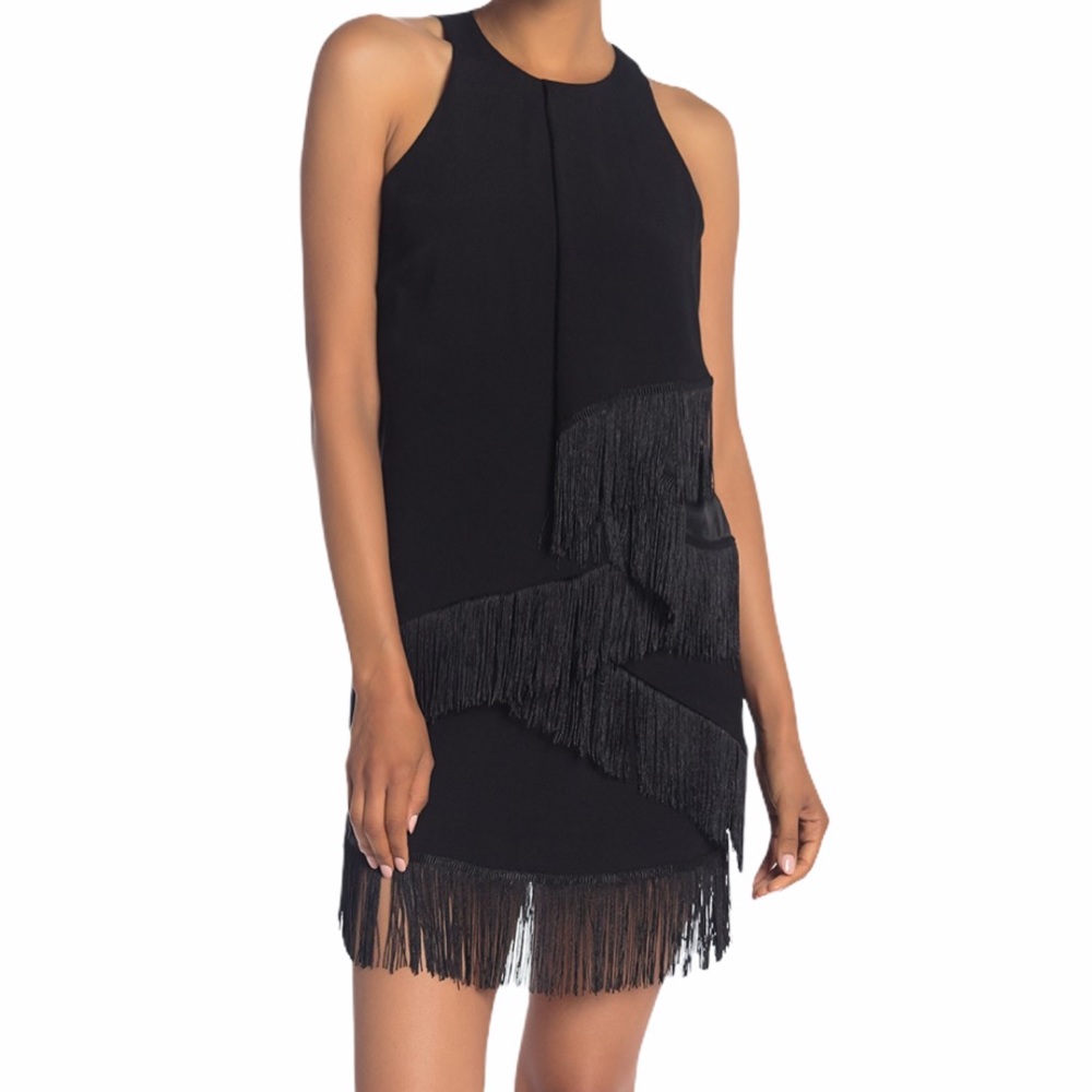 NWT Joie Amiyah Fringed Sleeveless Dress